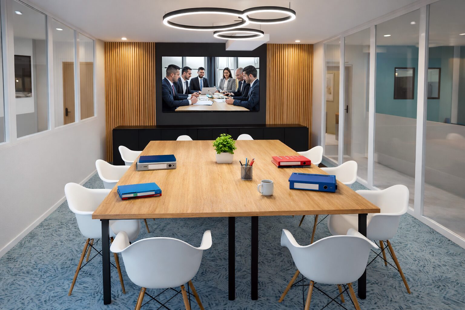 SalleReunionProessionnelle renovation architecture interieure